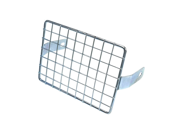 Headlight grill square galvanized for Tomos 100x140mm main