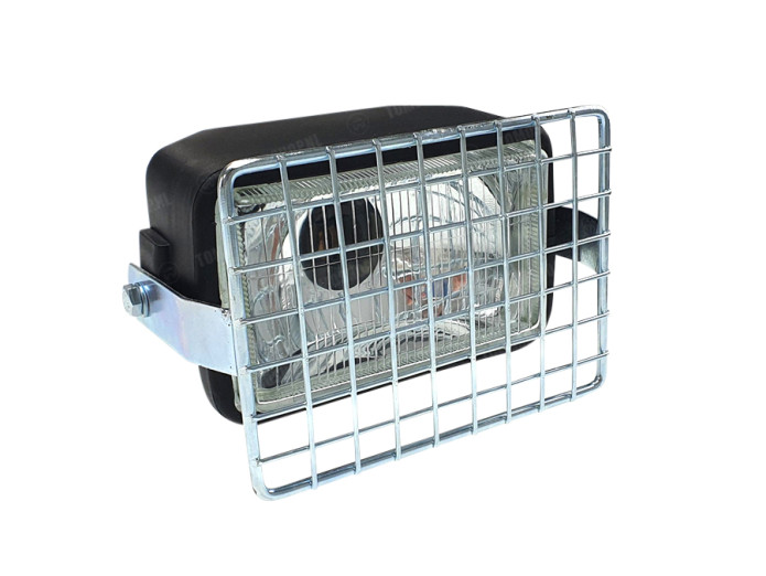 Headlight grill square galvanized Tomos A3 / A35 100x140mm