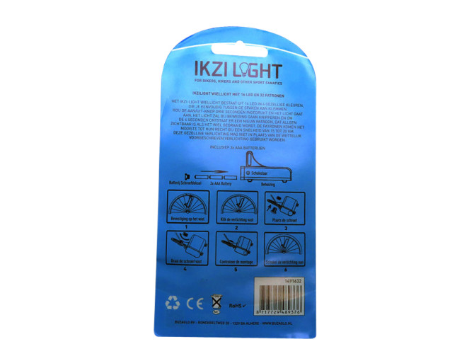 IKZI Light spaaklicht Flashy 16 led 32 lichtpatronen product