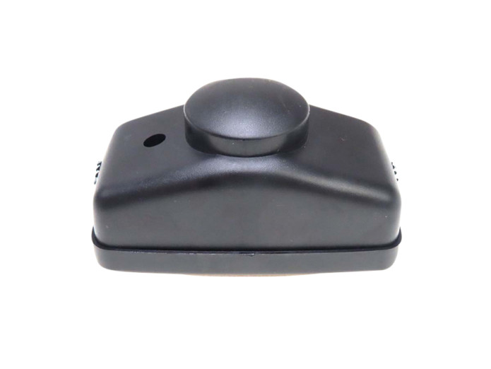 Scheinwerfer Eckig 142mm Schwarz GUIA mit Gelbes glas