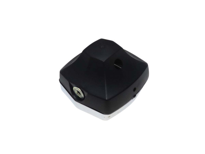 Headlight square 130mm Rinder Vintage black with chrome product