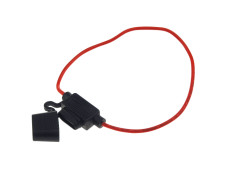 Fuse plug holder with electric cable wire universal
