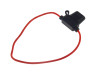 Fuse holder with electric cable wire universal thumb extra