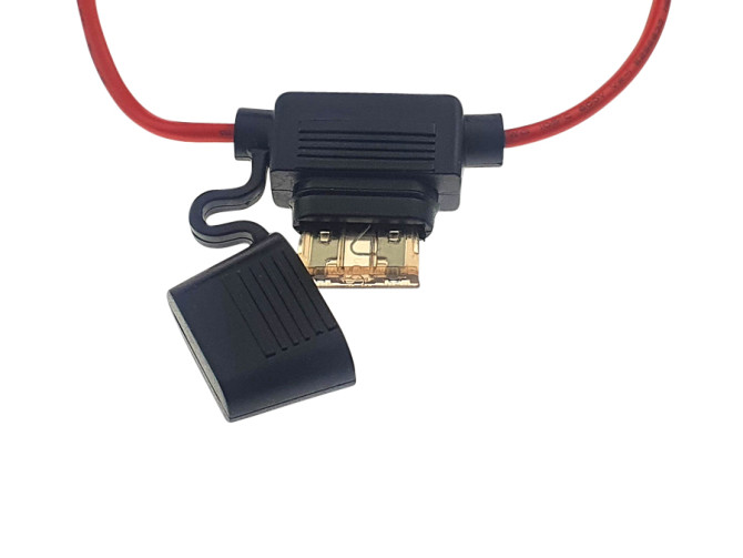 Fuse plug holder with electric cable wire universal product