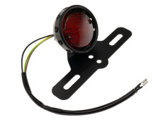 Achterlicht Tomos universeel met remlicht en kentekenhouder LED 12V