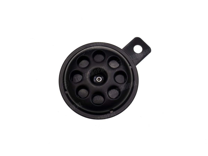 Claxon 6V AC 70mm wisselspanning zwart model met gaten main