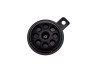 Claxon 6V AC 70mm wisselspanning zwart model met gaten thumb extra