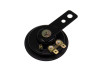 Claxon 6V AC 70mm wisselspanning zwart model met gaten thumb extra