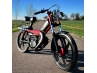 Koplamp rond 130mm cross met grill zwart met chroom (BA20D)