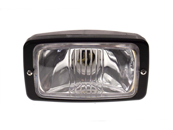 Headlight square 142mm black GUIA product