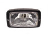 Headlight square 142mm black GUIA thumb extra