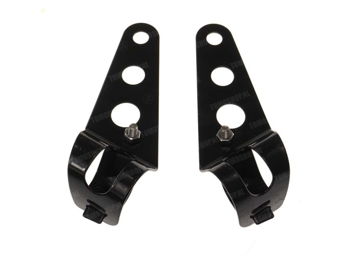 Scheinwerferhaken 28-40mm Universal Satz Schwarz custom