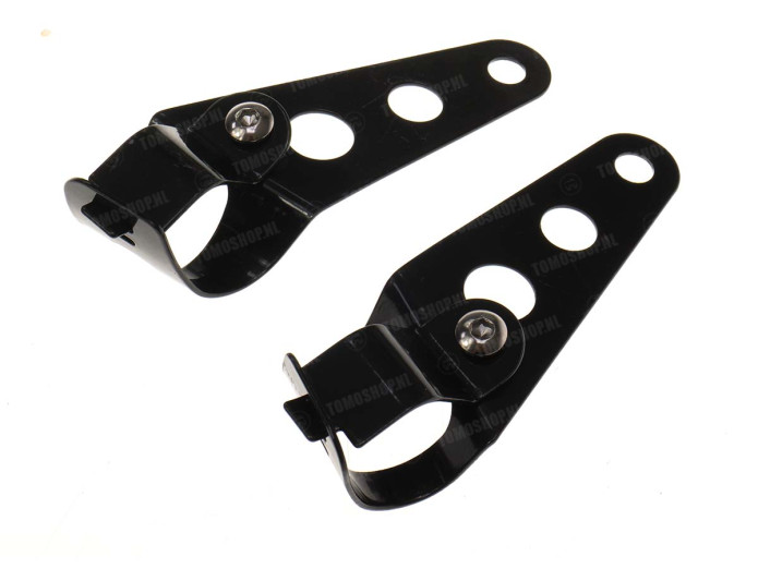 Scheinwerferhaken 28-40mm Universal Satz Schwarz custom