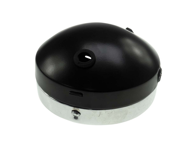 Headlight round 140mm black GUIA with switch product