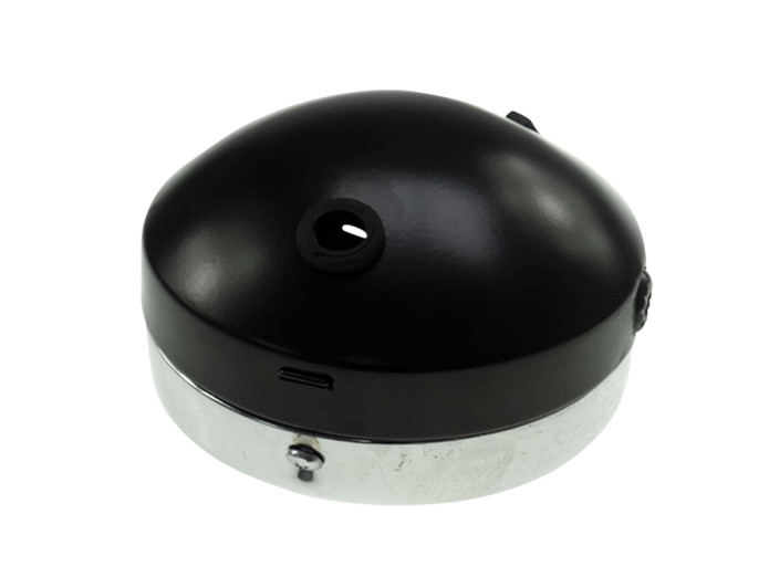 Koplamp rond 140mm zwart GUIA met schakelaar