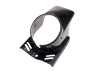 Headlight cover spoiler round carbon look universal