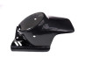 Headlight cover spoiler round carbon look universal thumb extra