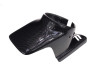 Headlight cover spoiler round carbon look universal
