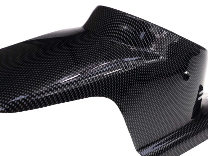 Headlight cover spoiler round carbon look universal product