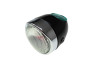 Scheinwerfer Rund 110mm Eier Lampe Klein Modell Schwarz thumb extra