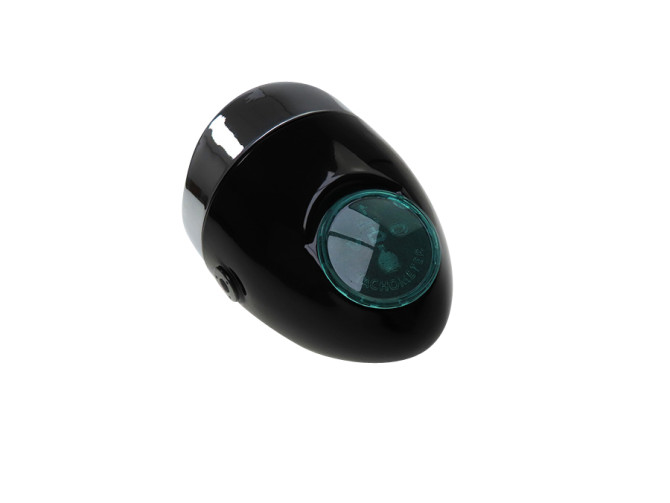 Headlight round 110mm egg model small model black product