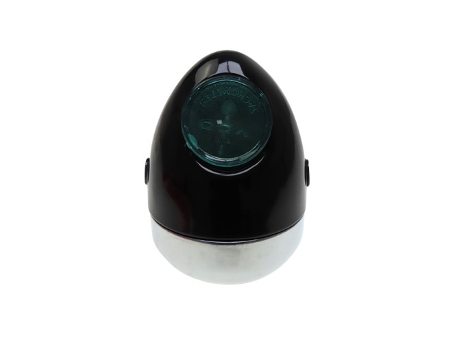 Headlight round 110mm egg model small model black product