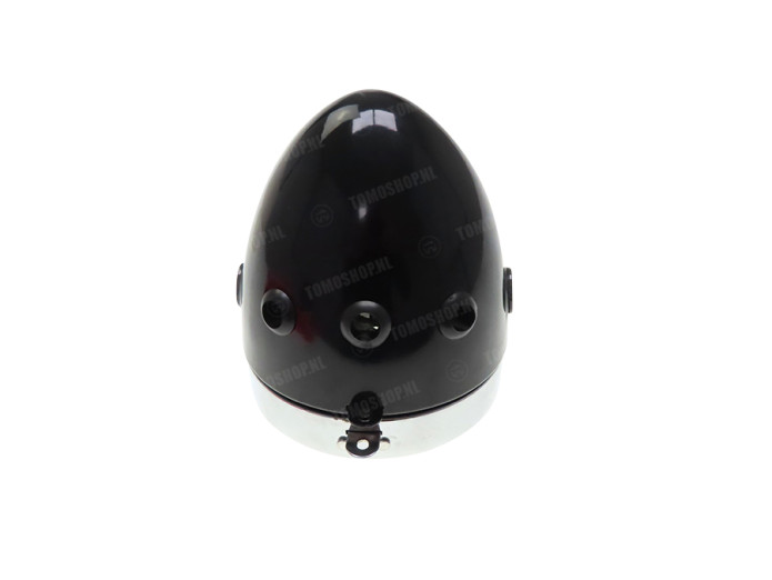 Scheinwerfer Rund 110mm Eier Lampe Klein Modell Schwarz