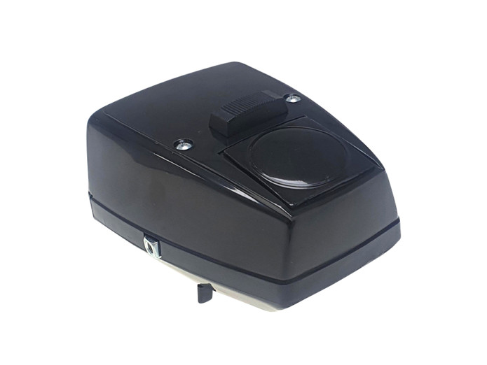 Scheinwerfer Eckig 115mm Schwarz mit Schalter Universal