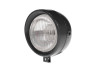 Headlight round 130mm classic gloss black 