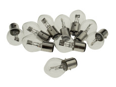 Light bulb BA20d 12V 25/25 watt Tomos headlight (10 pieces)