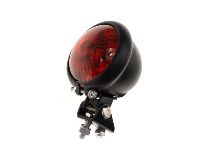 Achterlicht Tomos universeel LED klein zwart rond