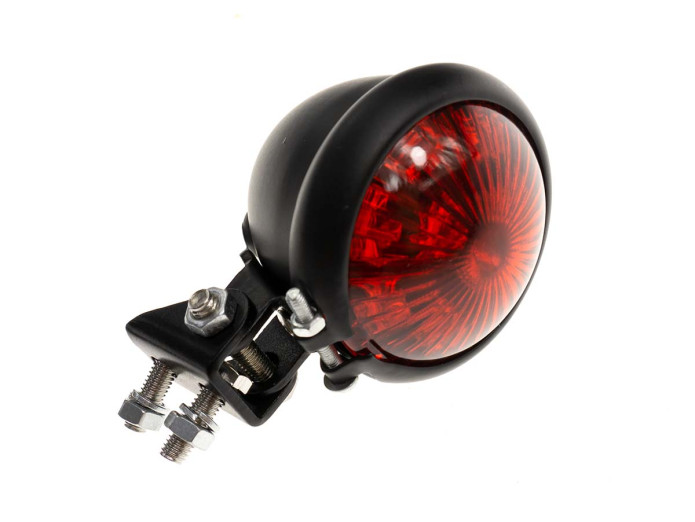 Achterlicht Tomos universeel LED klein zwart rond