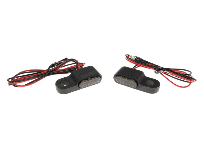 Knipperlicht universeel LED model klein zwart set