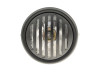 Koplamp rond 165mm halogeen 12V 35W mat zwart met rooster