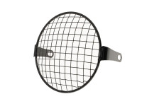 Headlight grill black 160mm for 165mm light black