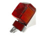 Taillight Tomos A3 / A35 old model with brake light chrome thumb extra