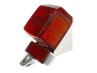 Tomos Achterlicht oud model Tomos A35 chroom Achterlicht Tomos A3 / A35 oud model met remlicht chroom