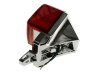 Taillight Tomos A3 / A35 old model with brake light chrome thumb extra