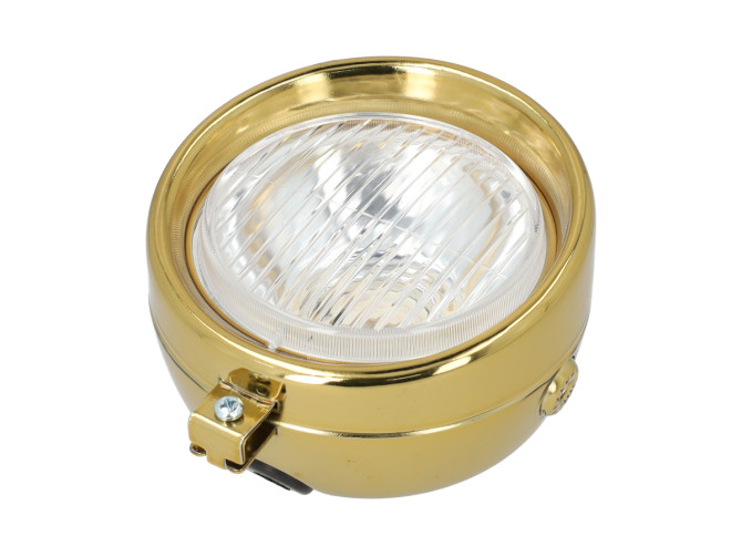 Headlight round 130mm classic *Exclusive* Candy Gold product
