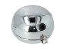 Headlight round 130mm Maxi chrome (Pallet offer!) thumb extra