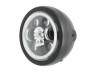 Koplamp rond 165mm Angel Eye "RGB Skull" LED 12V