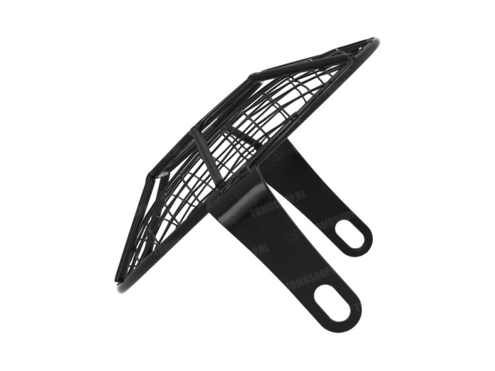 Headlight grill black 160mm for 165mm light black reinforced