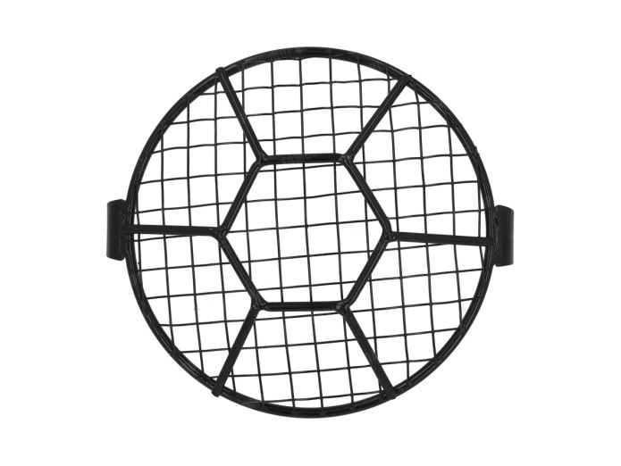 Headlight grill black 160mm for 165mm light black reinforced