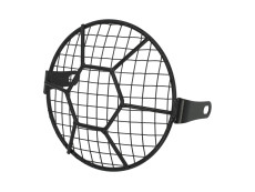 Headlight grill black 160mm for 165mm light black reinforced