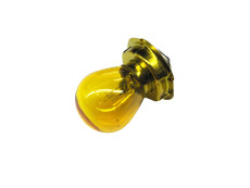 Birne P26s 12 Volt 15 Watt Vorderlicht mit Kragen Gelb (Tomos Funsport / Funtastic)