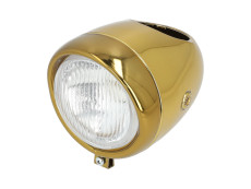 Koplamp rond 130mm ei model groot model *Exclusive* Candy Gold