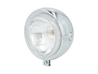 Headlight round 130mm Maxi chrome GUIA