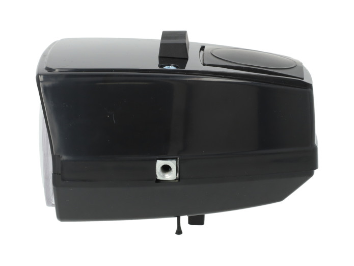 Scheinwerfer Eckig 115mm Schwarz mit Schalter Universal