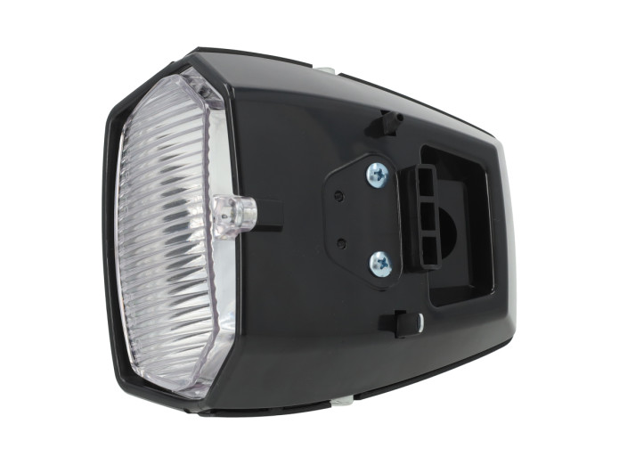 Scheinwerfer Eckig 115mm Schwarz mit Schalter Universal