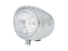Koplamp rond 130mm ei model groot model chroom GUIA